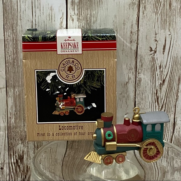 Lot 4 Vintage 1991 Hallmark Claus & Co RR Railroad Train Ornament - Picture 5 of 9